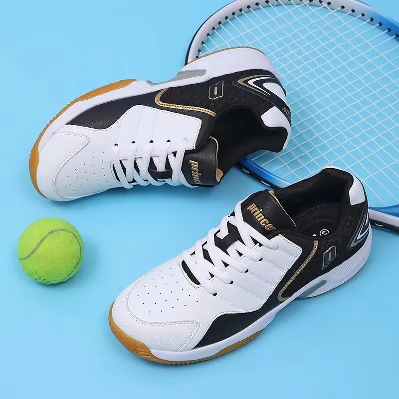 Badminton Shoes Men - Zapatos profesionales de bádminton de cuero
