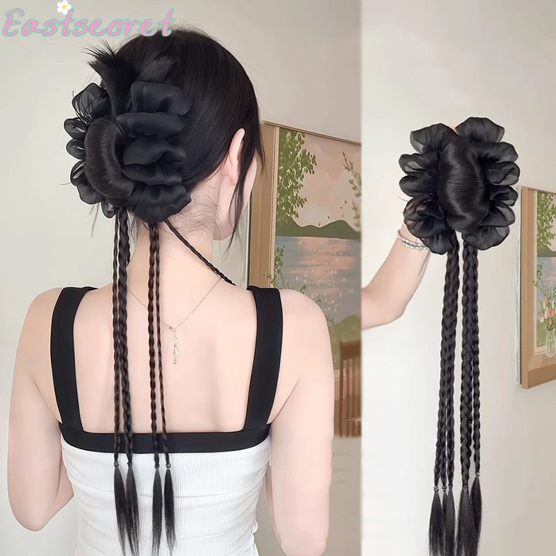 Feather Shuttlecock - Pinza para el cabello con lazo