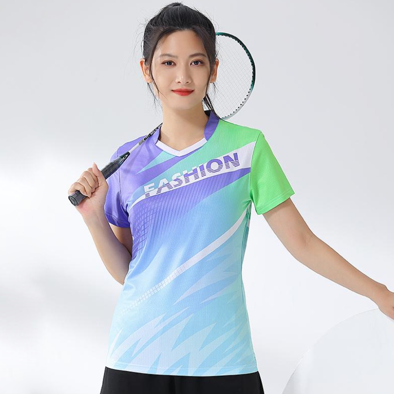 Badminton Jersey - Camiseta con estampado de bádminton para