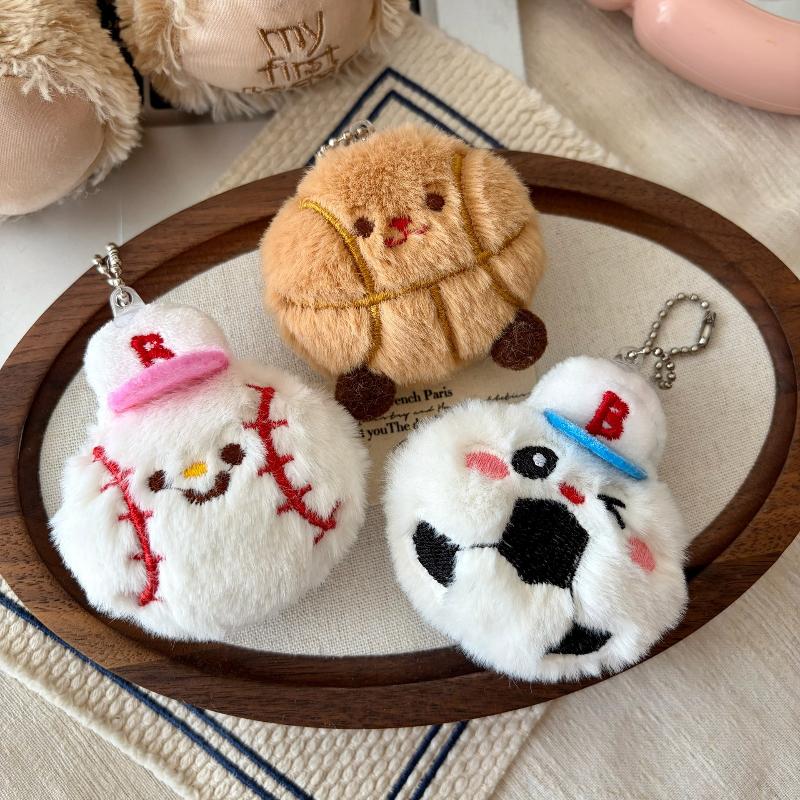 Badminton Bag - Llaveros de peluche con diseño de