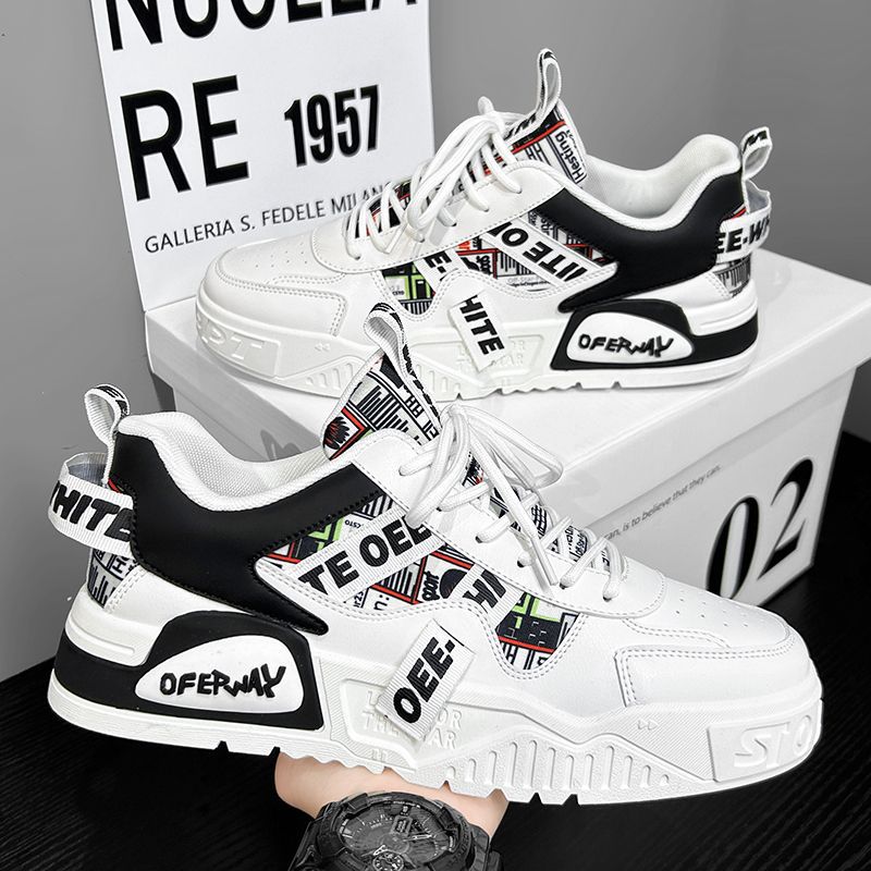 Badminton Shoes Men - Zapatillas de cuero informales a la