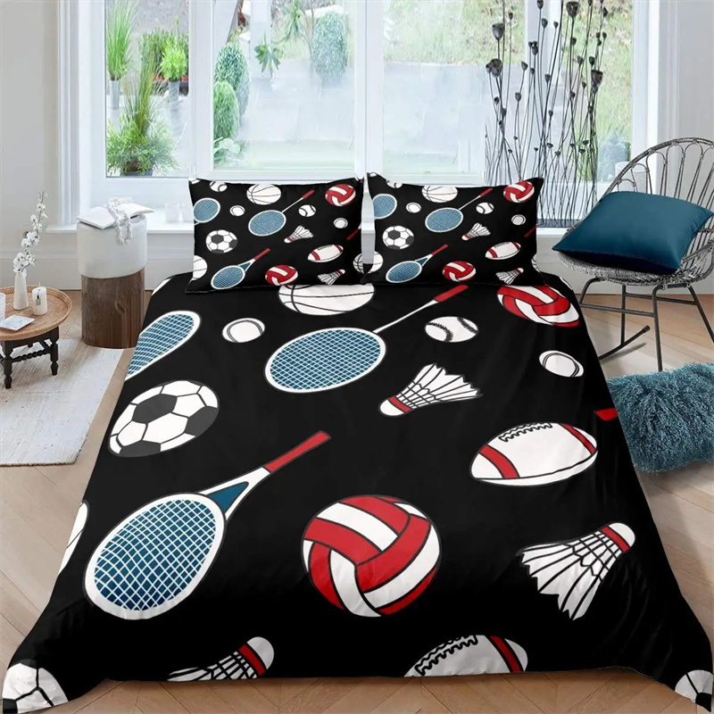 Juego de cama de bádminton, fu - Badminton Materi reseña y precio