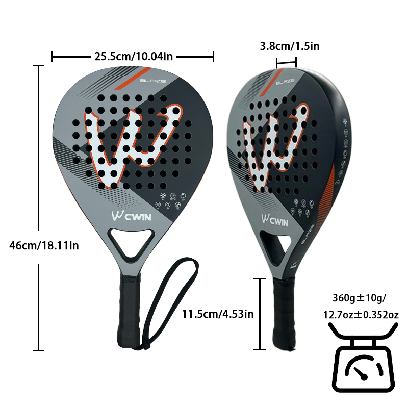 Raqueta de Pádel CWIN BLAZE, F - Badminton Racket Carbon reseña y precio