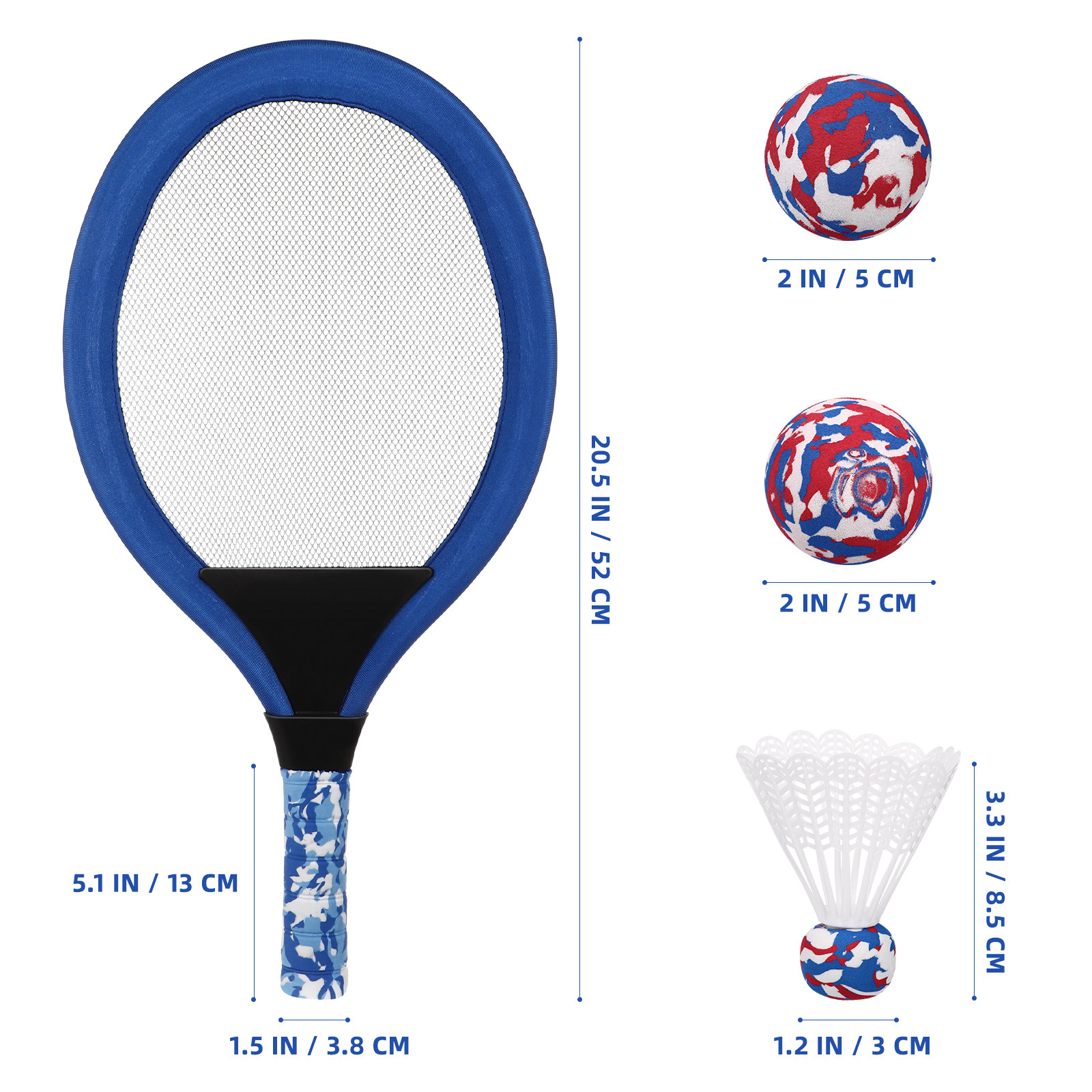 1 par de raquetas de tenis y b - Badminton Materi reseña y precio