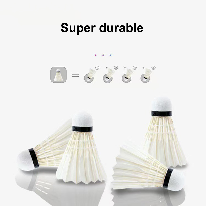 3/6 unidades de volantes de bá - Feather Shuttlecock reseña y precio
