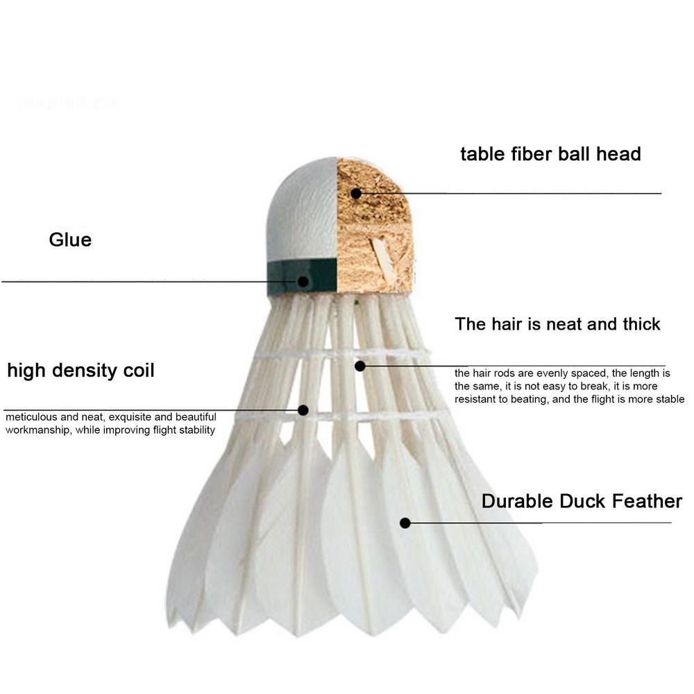 Volante de bádminton profesion - Feather Shuttlecock reseña y precio