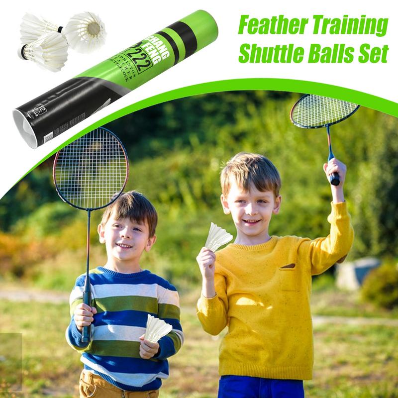 12 unidades de volantes de bád - Feather Shuttlecock reseña y precio