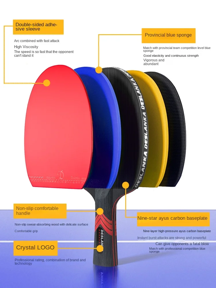 Raqueta de tenis de mesa profe - Badminton Racket Carbon reseña y precio