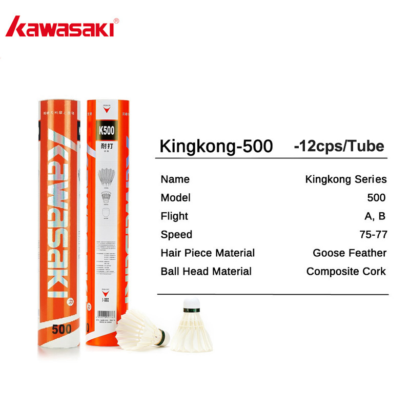 Kawasaki King Kong 500 / Queen - Feather Shuttlecock reseña y precio