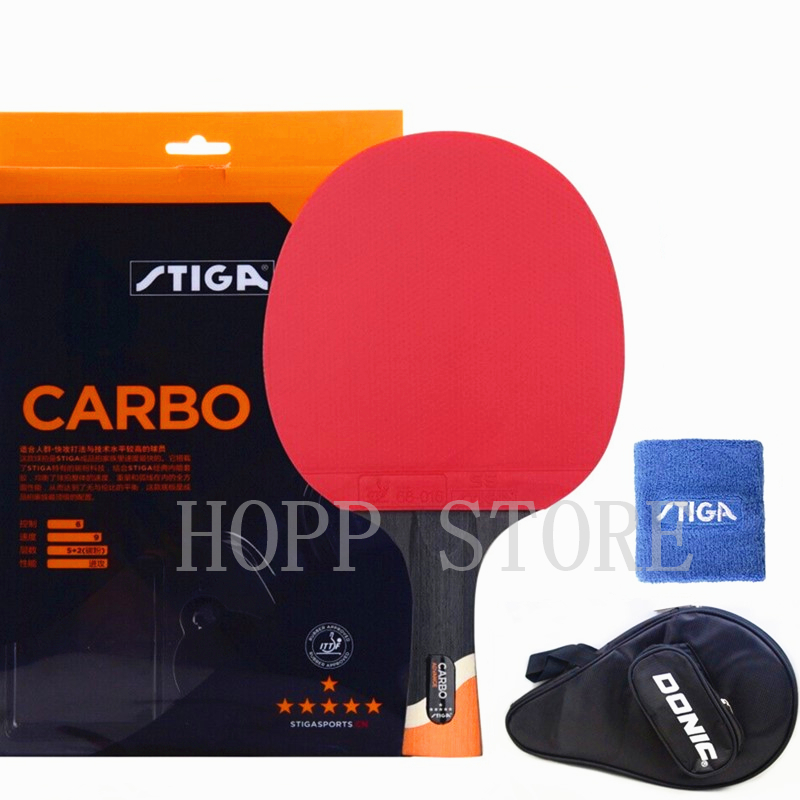 Raqueta de tenis de mesa STIGA - Badminton Racket Carbon reseña y precio